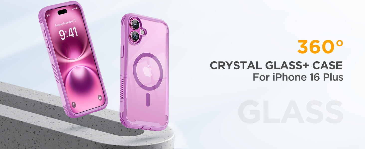 iPhone 16 Pro 360° Protection Case [TITANIUM] : Front Screen + Back Cover + Camera Protector