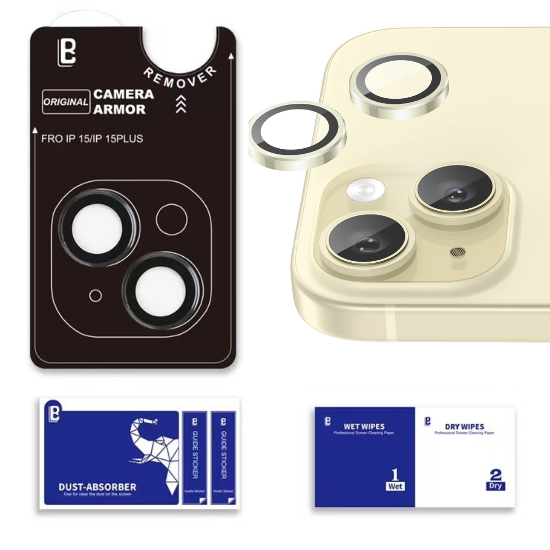 iPhone 15 Series Sapphire Crystal PVD Stainless Camera Ring