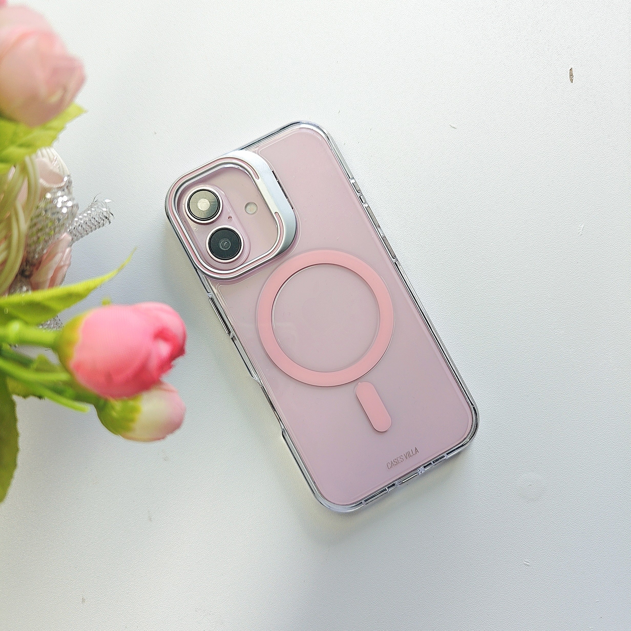 iPhone 16 Series: Camera Kickstand Anti-Yellow MagSafe Case