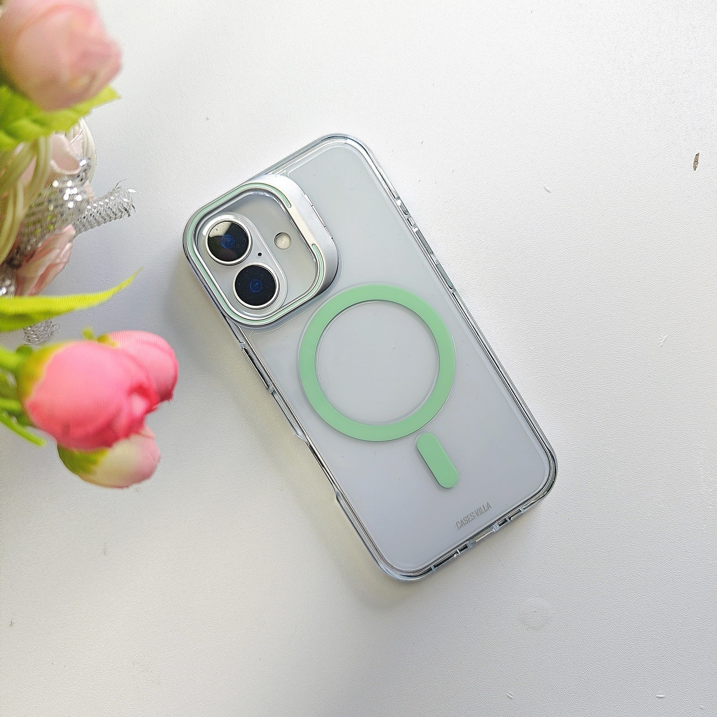 iPhone 16 Series: Camera Kickstand Anti-Yellow MagSafe Case