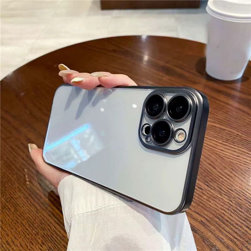 iPhone 16 Series:  Luxury Electroplating Case with Camera Protection