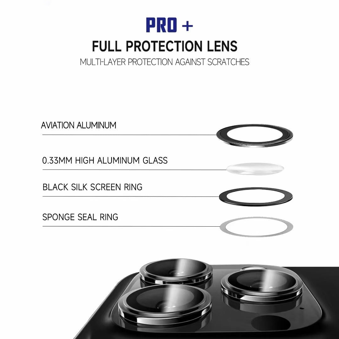 iPhone Series : Stainless Steel | Sapphire Glass Camera Rings | PVD