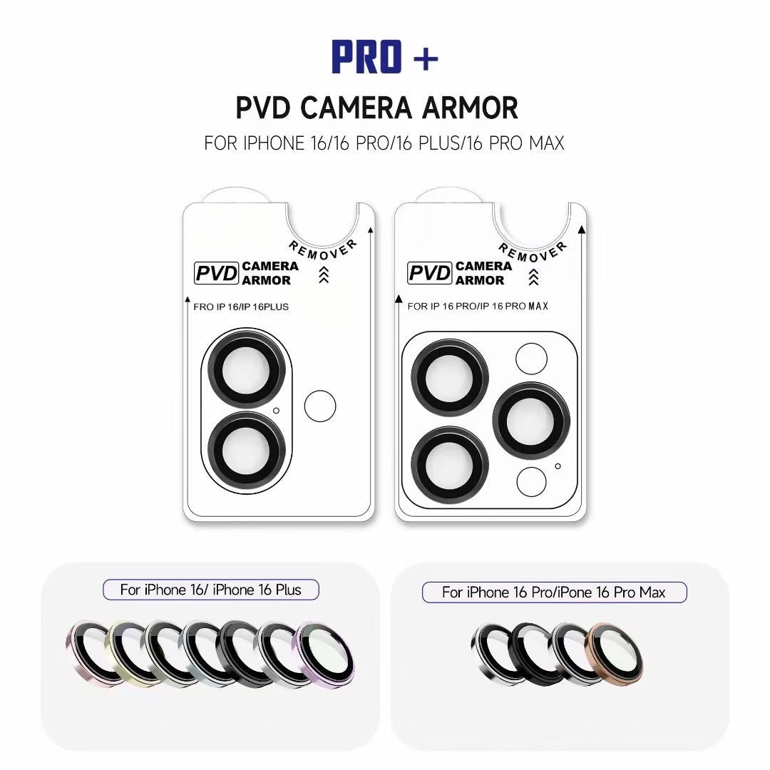 iPhone Series : Stainless Steel | Sapphire Glass Camera Rings | PVD