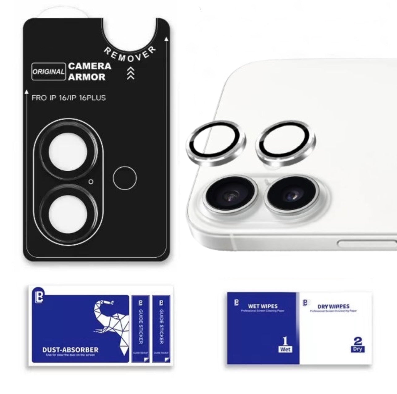 iPhone Series : Stainless Steel | Sapphire Glass Camera Rings | PVD