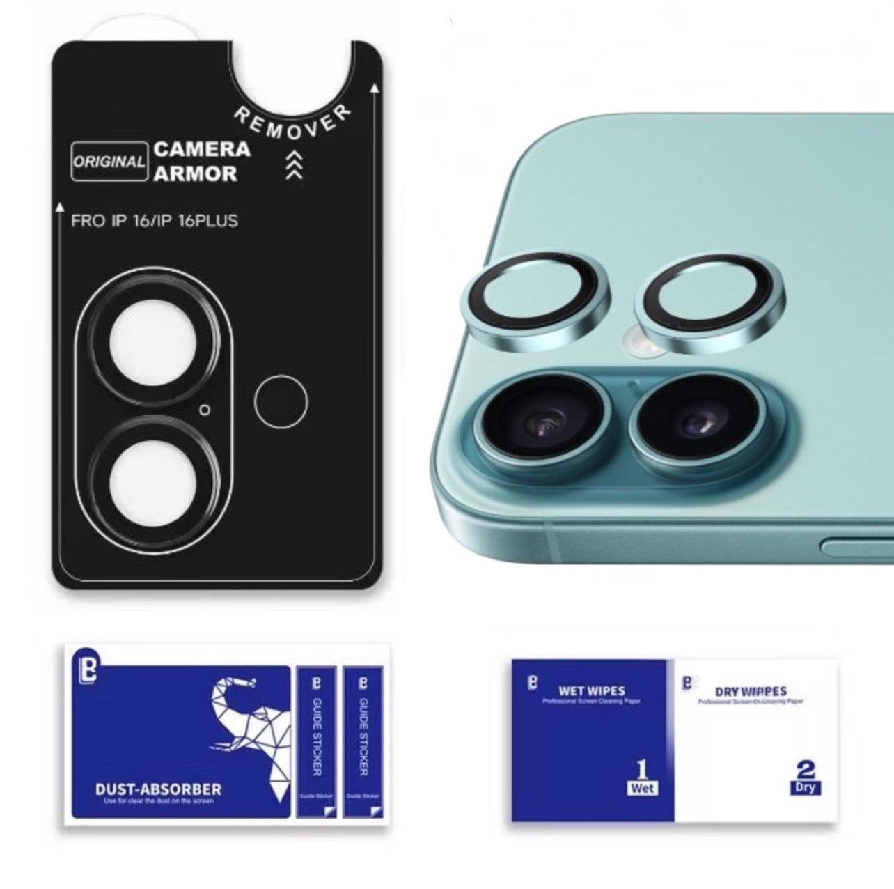 iPhone Series : Stainless Steel | Sapphire Glass Camera Rings | PVD
