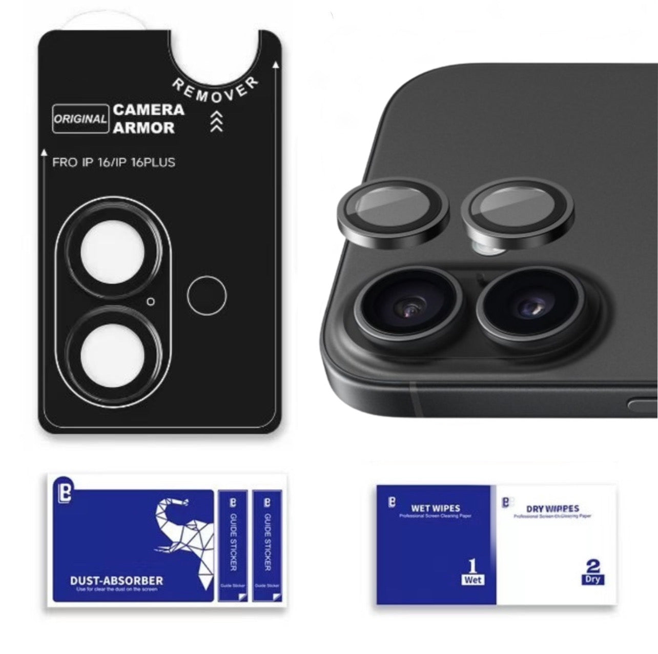 iPhone Series : Stainless Steel | Sapphire Glass Camera Rings | PVD