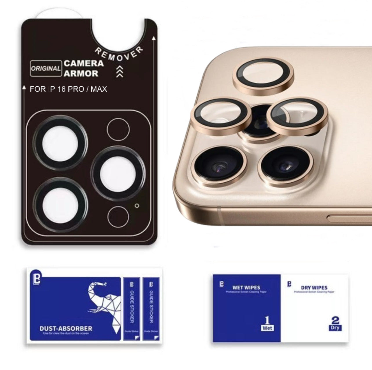 iPhone Series : Stainless Steel | Sapphire Glass Camera Rings | PVD