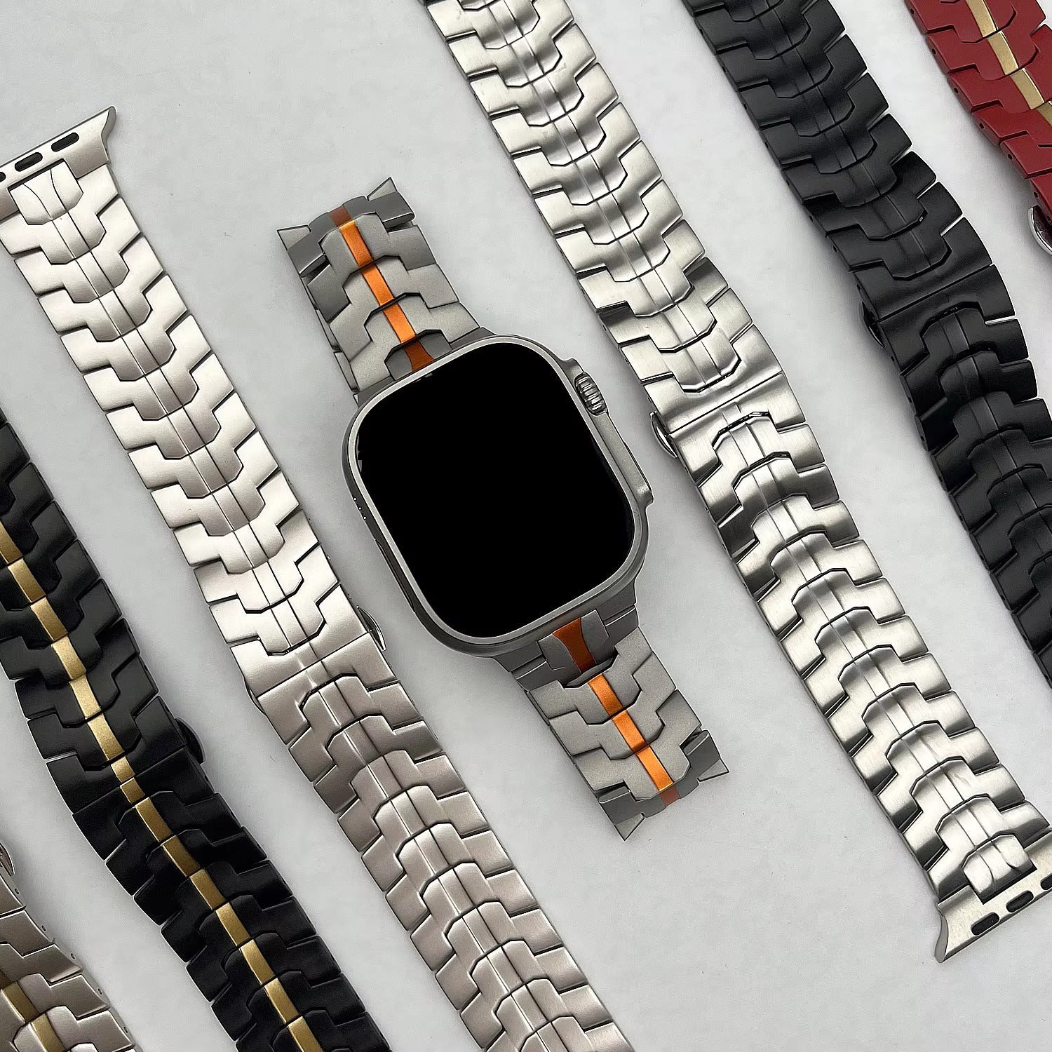 Titanium Dual Color Strap For Apple iWatch 49 MM Series Ultra/Ultra 2